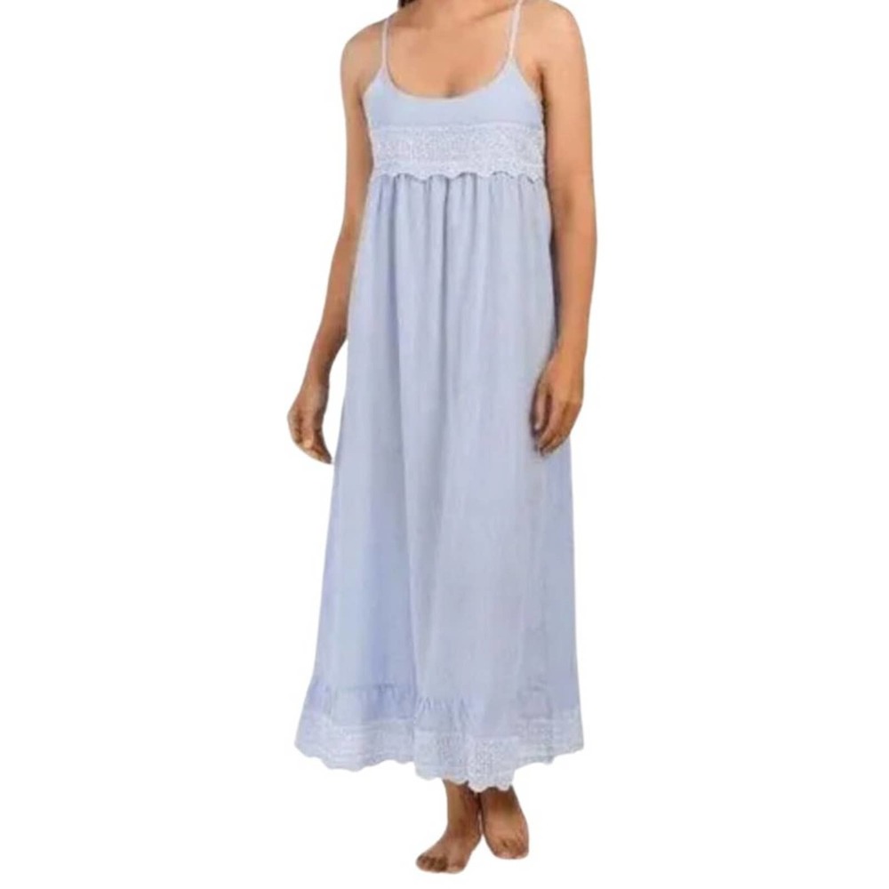 Rachel Ashwell Cottagecore Cotton Embroidered Eyelet Dress Size S